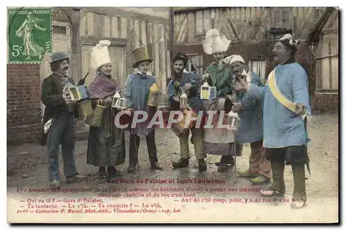 Ansichtskarte AK Falaise La lanterne du gars de Falaise Folklore Costume