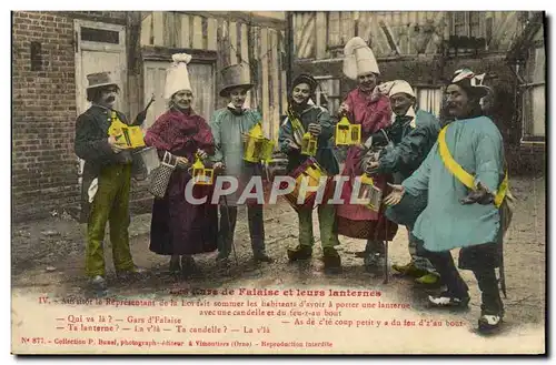 Cartes postales Falaise La lanterne du gars de Falaise Folklore Costume