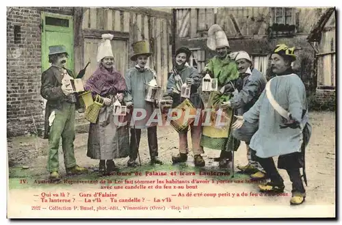 Cartes postales Falaise La lanterne du gars de Falaise Folklore Costume