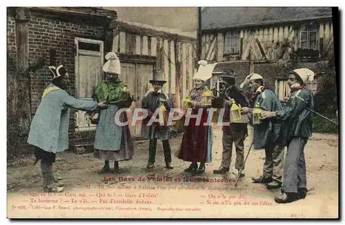 Cartes postales Falaise La lanterne du gars de Falaise Folklore Costume