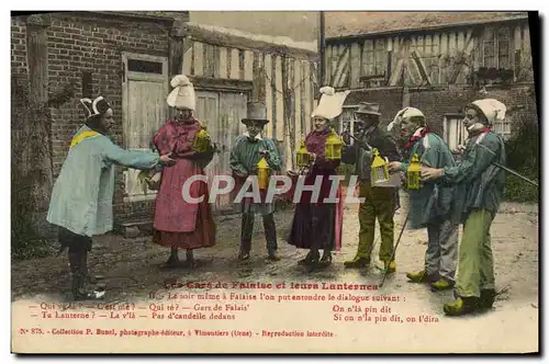 Cartes postales Falaise La lanterne du gars de Falaise Folklore Costume