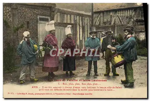 Cartes postales Falaise La lanterne du gars de Falaise Folklore Costume