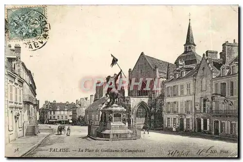 Ansichtskarte AK Falaise La Place du Guillaume le Conquerant