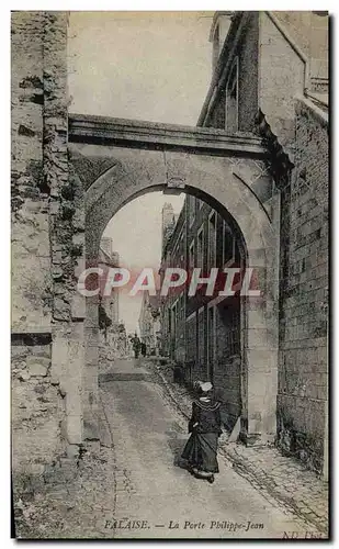 Cartes postales Falaise La Porte Philippe Jean Femme