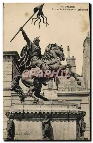 Cartes postales Falaise Statue de Guillaume le Conquerant