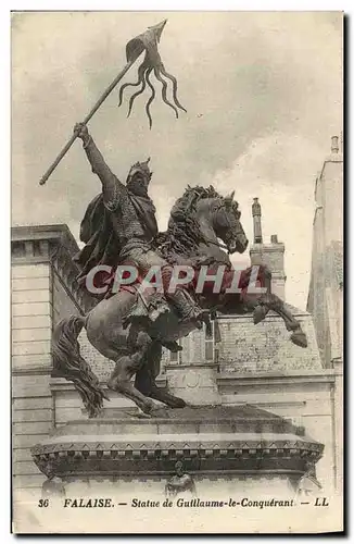 Ansichtskarte AK Falaise Statue de Guillaume le Conquerant