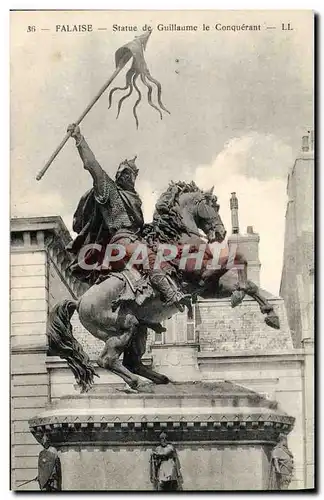 Cartes postales Falaise Statue de Guillaume le Conquerant