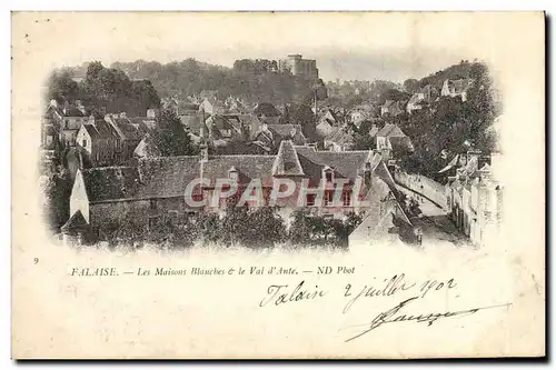 Cartes postales Falaise Les Maisons Blanches le Val d'Ante