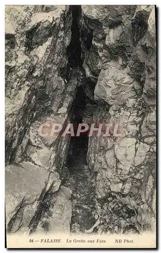 Cartes postales Falaise La Grotte Aux Fees