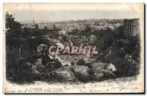 Cartes postales Falaise Vue Generale