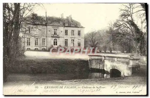 Cartes postales Environs de Falaise Chateau de la Tour