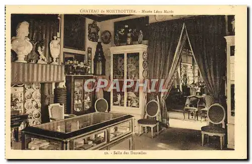 Cartes postales Chateau de Montrottier Pres d&#39Annecy Salle des dentelles