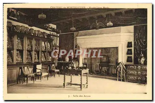 Cartes postales Chateau de Montrottier Musee Leon Mares Salle des armes