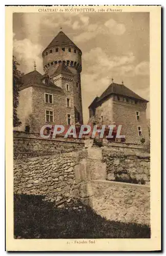 Cartes postales Chateau de Montrottier pres d'Annecy Facades Sud