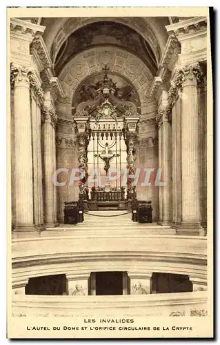 Ansichtskarte AK Paris Les Invalides L&#39autel du dome et l&#39orifice circulaire de la crypte