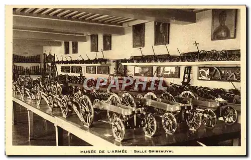 Cartes postales Paris Les Invalides Musee de l&#39armee Salle Gribeauval Militaria