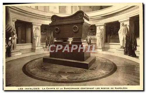 Cartes postales Paris Les Invalides La crypte et le sarcophage de Napoleon 1er