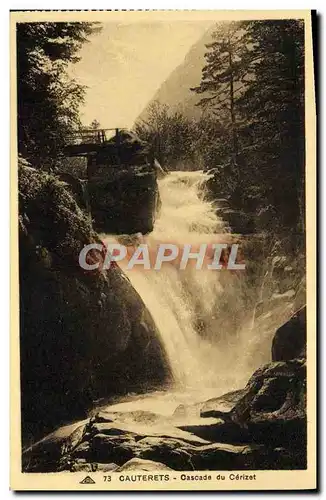 Cartes postales Cauterets Cascade du Cerizet