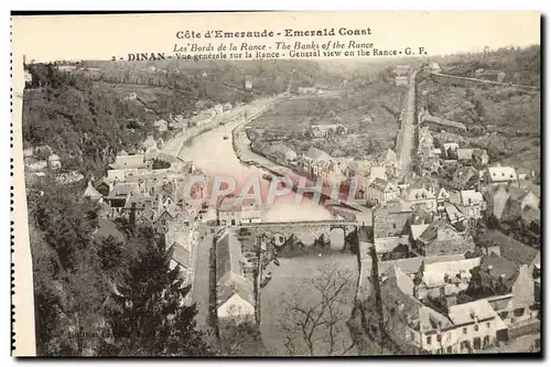 Cartes postales Dinan Vue generale sur la RAnce