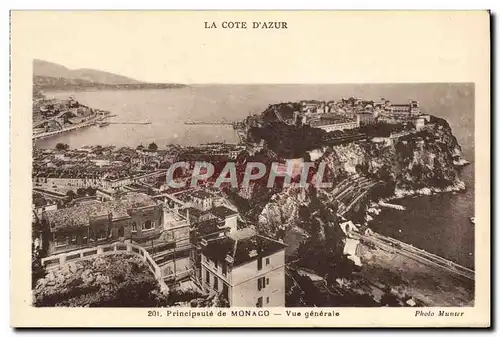 Cartes postales Monaco Vue Generale