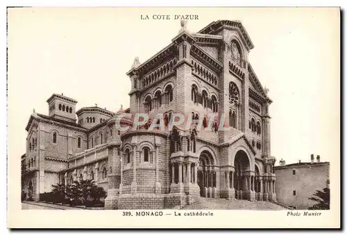 Cartes postales Monaco La Cathedrale