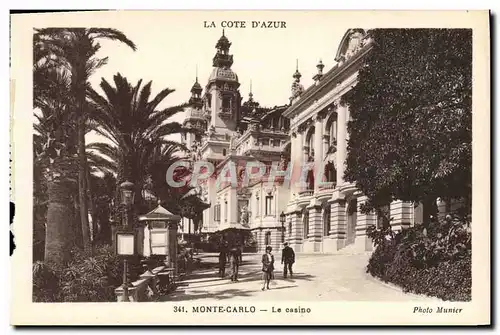 Cartes postales Monte Carlo Le Casino