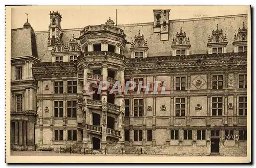 Ansichtskarte AK Chateaux De La Loire Chateau de Blois Escalier Francois 1er