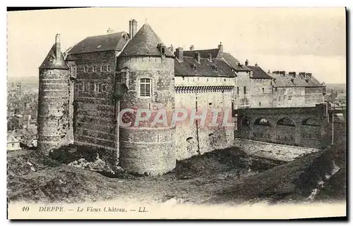 Cartes postales Dieppe Le Vieux Chateau