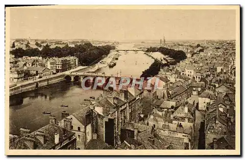 Cartes postales Angers Vue generale sur la Maine