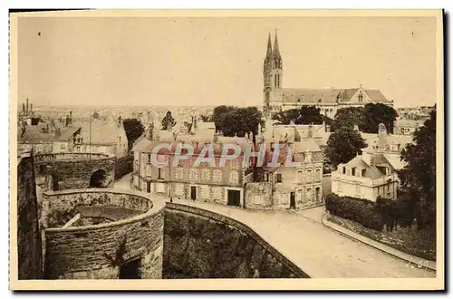 Cartes postales Angers Vue generale prise du Chateau