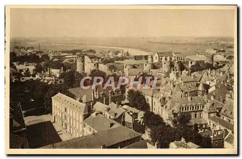 Cartes postales Angers Vue generale vers le Chateau