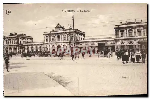 Cartes postales Reims La Gare