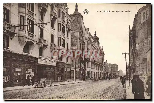 Cartes postales Reims Rue de Vesle Joaillerie