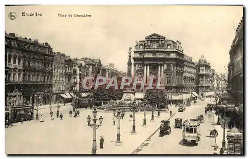 Cartes postales Bruxelles Place de Brouckere