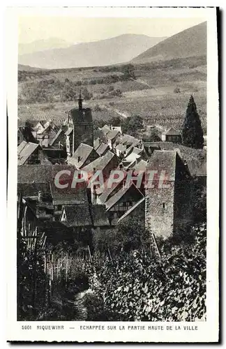 Cartes postales Riquewihr Echappee sur la Partie Haute de la Ville