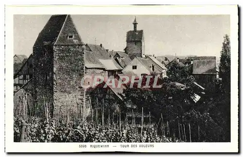 Ansichtskarte AK Riquewihr Tour des Voleurs