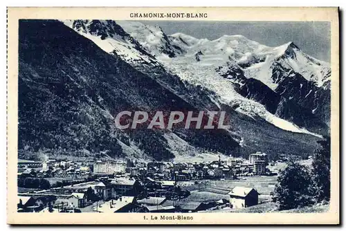 Cartes postales Chamonix Mont Blanc