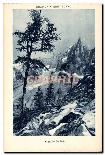 Cartes postales Chamonix Mont Blanc Aiguille du Dru