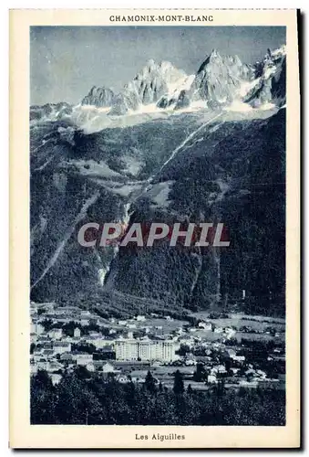 Cartes postales Chamonix Mont Blanc Les Aiguilles