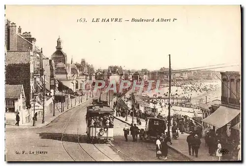 Cartes postales Le Havre Boulevard Albert l er