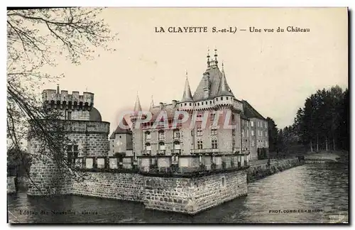 Cartes postales La Clayette Une vue du Chateau