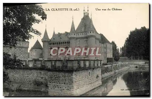 Cartes postales La Clayette Une vue du Chateau