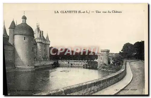 Cartes postales La Clayette Une vue du Chateau