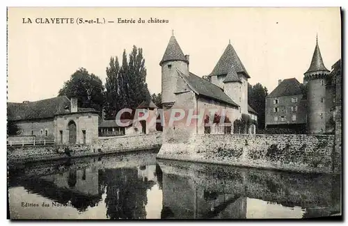 Cartes postales La Clayette Entree du Chateau