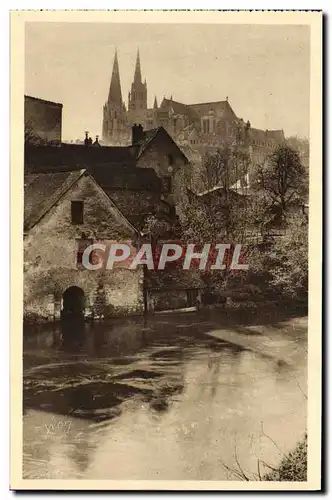 Ansichtskarte AK Chartres Matinee de Printemps sur les bords de l&#39Eure