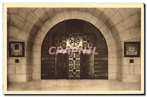 Ansichtskarte AK Douaumont La Porte d&#39entree de la Chapelle