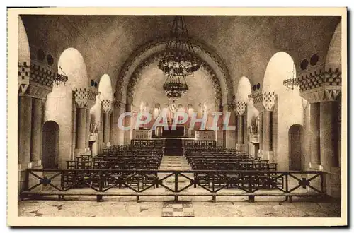 Cartes postales Douaumont Vue interieure de la Chapelle Catholique