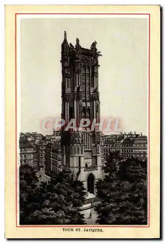 Cartes postales Tour St Jacques Paris