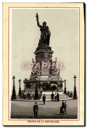 Cartes postales Statue de la Republique Paris