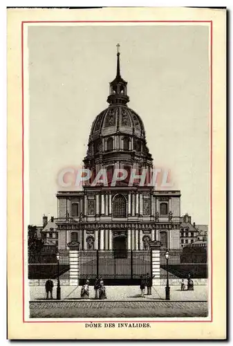 Cartes postales Dome des Invalides Paris